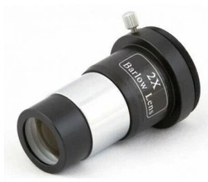 Skywatcher 1.25" Deluxe 2x Barlow lens + Achromatic Camera T-adapter #20364 (UK) - Picture 1 of 12