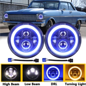 Faros LED aptos para Chevy II Nova 1969 1970 1971 1972 1973 1974 1975 1976 1977 - Imagen 1 de 10