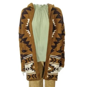 Lucky Brand Western Southwest Aztec Cardigan Sweate Sz L NWT $90 - Picture 1 of 5