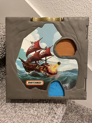Matchbox 360 PIRATE SHIP Pop-Up Fold Out Play & Go Set - 2006 Mattel Toy Case - Image 1 of 4