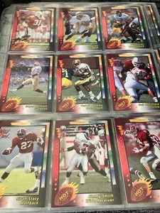 1992 WILD CARD BASE RED HOT ROOKIES BASE SET 30 KARTEN - Bild 1 von 4