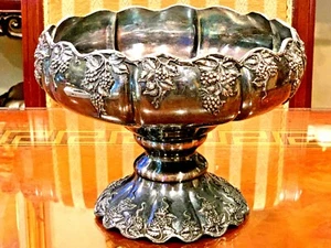 ANTIKE VIERFACH PLAYTE DES PAT COMPOT VASE SILBERFARBEN - Bild 1 von 11
