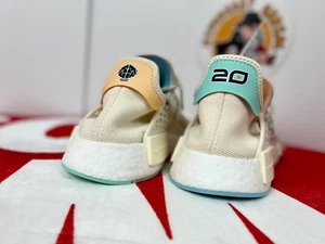 Adidas NMD HU Pharrell Nerd Blanco Tiza Talla 12 Hombre - Imagen 1 de 6