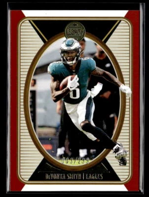 DeVonta Smith #'d /299 - 2022 Panini Legacy Red SP #78 Philadelphia Eagles - Image 1 of 2