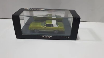 NEO Ford Mustang II Ghia 1974 verde claro Met 1:43 Neo 44760 sellado Foto 1 de 4