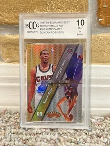 1997 DAVID ROBINSON TIM DUNCAN KEMP RC BOWMAN'S BEST REFRACTOR #M16 BGS BCCG 10 - Picture 1 of 2