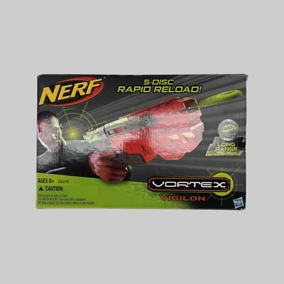 Rare Nerf Vortex Vortex Vigilon Toy Foam Dart Gun Blaster - New Opened Box - Image 1 of 2