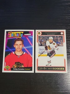 2020-21 UD O-Pee-Chee Glossy Rookies Philipp Kurashev #R-11 + Portraits #71 - Bild 1 von 2