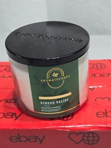 Bath & Body Works Aromatherapy 3 Wick Candle Eucalyptus & Spearmint 14.5oz New - Picture 1 of 7