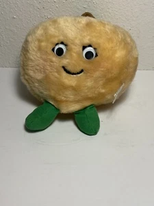 Vintage 1982 Del Monte Country Yumkin Lushie Peach Plush Toy 8" Stuffed Fruit - Picture 1 of 7