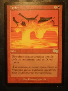 mtg magic meltdown urza's saga FRENCH vf fr fusion épopée d'urza red sorcery - Foto 1 di 2