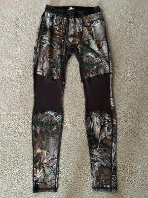 Calzas grandes Under Armour Coldgear de mezcla de lana reversibles Realtree camufladas para hombre Foto 1 de 4