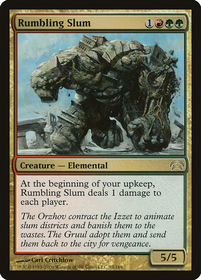 MTG Rumbling Slum  - Planechase #93 - Image 1 of 1