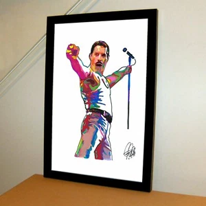Freddie Mercury Queen Rock Musik Poster Druck Wandbild 11x17 - Bild 1 von 7