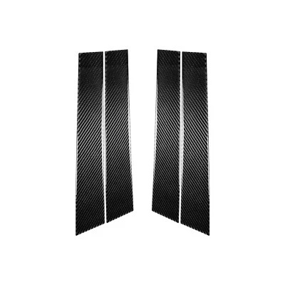 For Infiniti FX QX70 09-14 For Carbon Fiber B Pillar Panel Posts Door Trim Cover - image 1 of 4