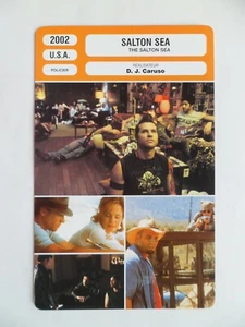 CARTE FICHE CINEMA 2002 SALTON SEA Val Kilmer Vincent D'Onofrio Adam Goldberg Do - Foto 1 di 2