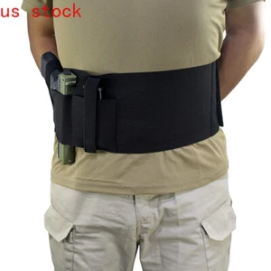 US Tactical Concealed Carry Belly Band Holster with Mag Pouch Fits Glock Beretta - Picture 1 of 10
