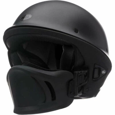 Casco Bell Rogue Negro Mate Bozal Altavoz Bolsillos Cara Abierta PUNTO XS-2XL Foto 1 de 2