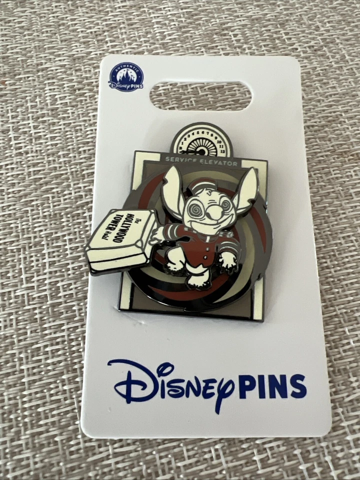 Disney Tower of Terror 2024 Stitch Spinner pin - Image 1 of 1