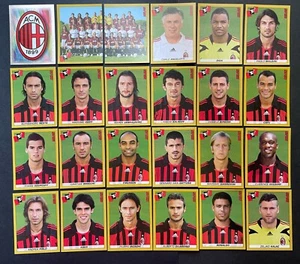 24 FIGURINE STICKERS CALCIATORI PANINI 2007-08 MILAN COMPLETA RONALDO KAKA PIRLO - Imagen 1 de 1