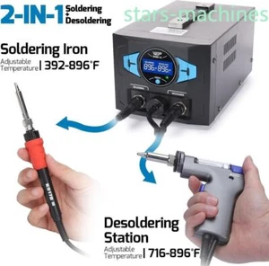 P948DIII 2-in-1 Automatic Intelligent High-power Tin Sucker Soldering Iron - Picture 1 of 14