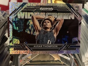 Ausar Thompson Rookie 2023-24 Prizm Draft Picks Widescreen MOJO Prizm RC /25💎💎