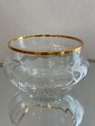 Lenox Crystal round Vintage Bowl with Gold trim