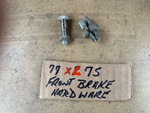 1977 Honda XL75 XL100 XR75 XR80 FRONT BRAKE LEVER & HARDWARE - Picture 1 of 3