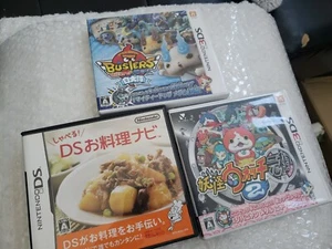 Youkai Watch 2: Ganso (Nintendo 3DS, 2014) - Japanese Version, **3 games lot** - Picture 1 of 4