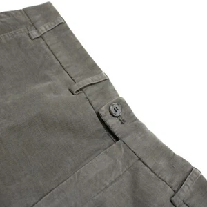 Hiltl NWD Dayne Cotton Blend Chinos / Corduroy Pants Size 35 US In Solid Gray - Picture 1 of 14