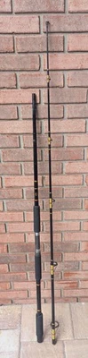 Penn Medium 2 Pc. 9’ Power Stick Fishing Rod 1-3 oz. Lure 12-20 Lb line PS 4909 - Image 1 of 4