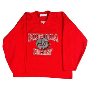 Vintage 90’s Red Missoula Hockey Jersey #40 Men’s XL - Bild 1 von 9