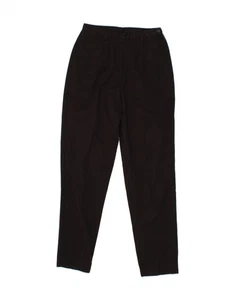 LAURA ASHLEY Womens High Waist Tapered Chino Trousers W26 L29 Black AL01 - Picture 1 of 4
