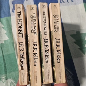 Vintage Lord Of The Rings J.R.R. Tolkien Set Paperback Ballentine 1970s - Imagen 1 de 17