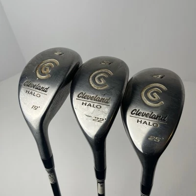 Cleveland Halo Men’s 2i 3i 4i Hybrid Iron Set HALO Graphite Shaft Stiff Flex RH - Image 1 of 4
