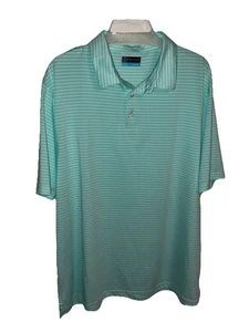 PGA TOUR Men’s XL Casual Golf Shirt Short Sleeves 3 Button Pullover Polyester - Picture 1 of 9