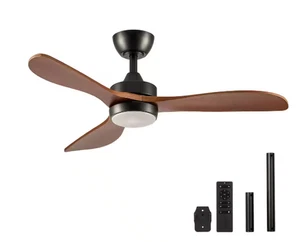 Merra 42 in. Indoor Matte Black Low Profile Standard Ceiling Fan with Remote 🔷 - Picture 1 of 11