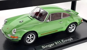 KK 1/18 Porsche 911 964 Singer Coupe Green Diecast Scale Model Car - Picture 1 of 2