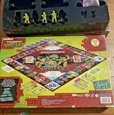 🔥Juego de mesa Teenage Mutant Ninja Turtles Monopoly Edición Coleccionista Foto 1 de 4