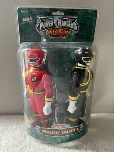 "Figura Walkie Talkies Power Rangers Wild Force Black Red Rangers 2002" - Imagen 1 de 2