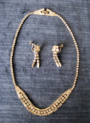 Phyllis Woods Sterling Necklace and Earrings Set - Image 1 of 4