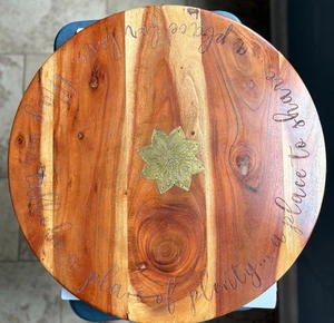 Mary & Martha 22" Lazy Susan "A Place of Plenty" - Picture 1 of 12
