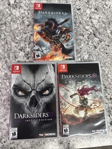 Darksiders 1 2 und 3 Nintendo Switch Spiele Konvolut Neuwertig - Bild 1 von 4