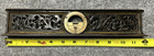 1867 L.L Davis Antique  Cast iron gold trIm Adj spirit LEVEL , NY carpentry tool