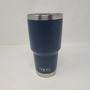 YETI Rambler 30 oz blu navy bicchiere tazza da viaggio tazza caffè - Foto 1 di 4