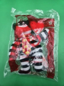 2004 TY - HAMBURGLAR The Bear - Teenie Beanie Baby #9 McDonalds Happy Meal Toy - Picture 1 of 2