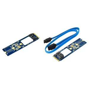 M.2 zu SATA Konverter Adapter M2 zu SATA SSD HDD Adapter Key B Fittings - Afbeelding 1 van 5