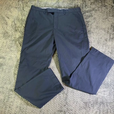 Pantalones de vestir chinos Polo Ralph Lauren para hombre calce recto azul marino talla 34x32 Foto 1 de 4