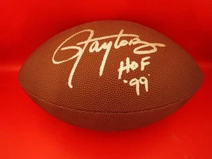 Fútbol americano Wilson Super Grip firmado por Lawrence Taylor con patio 99 JSA WC103975 - Imagen 1 de 4