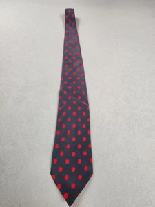 Piattelli Silk Tie Polka Dots Made In Italy 54"X4" - Picture 1 of 5